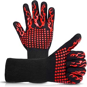 Heat Resistant BBQ Oven Gloves