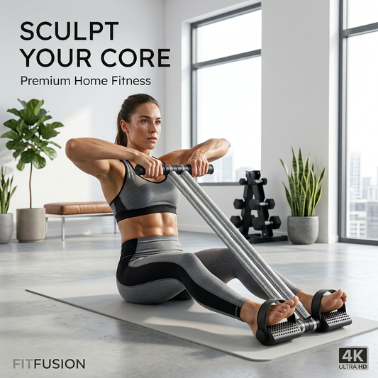 High-Tension Steel Resistance Tummy Trimmer & Full-Body Toner